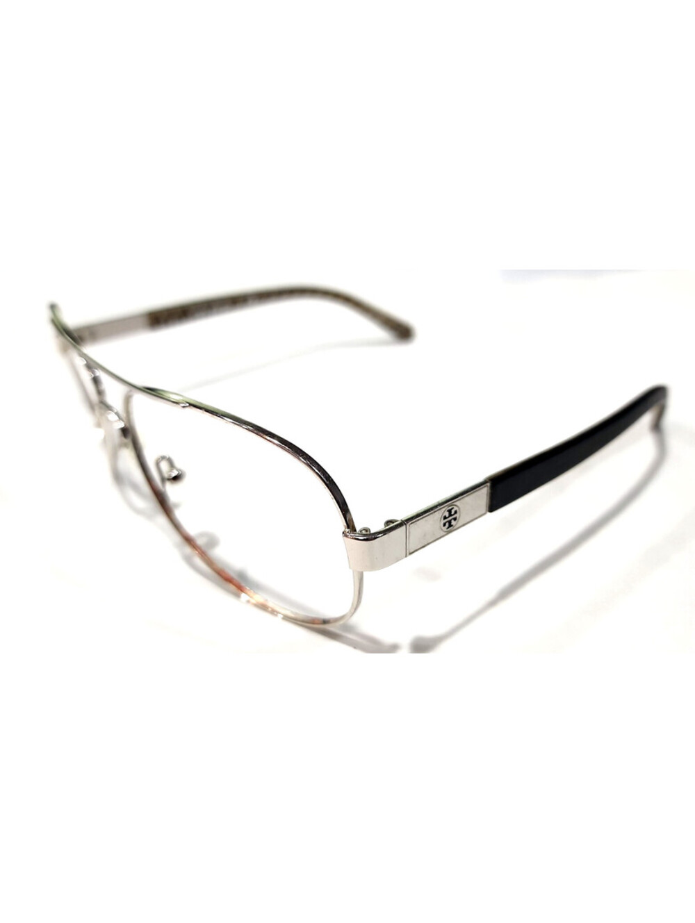 Tory Burch TY6010 102/11 Silver Aviator Sunglasses Frame 57-14 135 Read